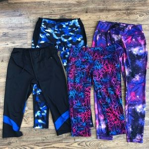 Bundle: 4 pairs activewear leggings